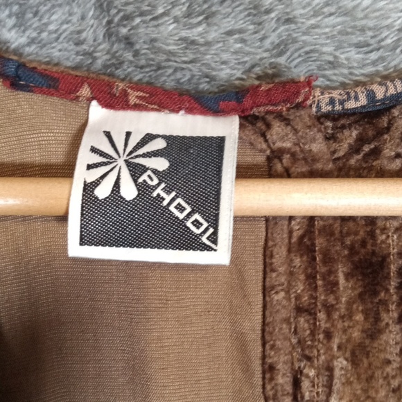 Boho Velvet Panel Maxi Dress - Multicolors Renisance Peasant Womens Small - Picture 2 of 10